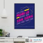 Tranh động lực trang trí văn phòng làm việc - Không chuẩn bị nghĩa là bạn đã sẵn sàng cho sự thất bại - DL122