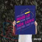 Tranh động lực trang trí văn phòng làm việc - Không chuẩn bị nghĩa là bạn đã sẵn sàng cho sự thất bại - DL122 - Ảnh 3