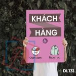Tranh động lực trang trí văn phòng làm việc - Khách hàng là chén cơm manh áo - DL131 - Ảnh 3