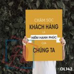 Tranh động lực trang trí văn phòng làm việc - Chăm sóc khách hàng là niềm hành phúc của chúng ta -v2 - DL142 - Ảnh 3
