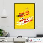 Tranh động lực trang trí văn phòng làm việc - Tốc độ, tiến độ và sự quyết đoán - DL149