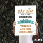 Tranh động lực trang trí văn phòng làm việc - Dậy sớm không chỉ là hành động mà còn là thái độ sống - DL159 - Ảnh 3