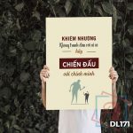 Tranh động lực trang trí văn phòng làm việc - Khiêm nhường, không tranh đấu với ai cả - DL171 - Ảnh 3