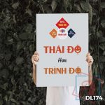 Tranh động lực trang trí văn phòng làm việc - Thái độ hơn trình độ - v3 - DL174 - Ảnh 3