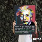 Tranh động lực trang trí phòng làm việc - Bạn có hai cách để sống cuộc sống của mình (Albert Einstein) - DL200 - Ảnh 3