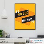 Tranh động lực trang trí phòng làm việc - Nỗ lực mỗi ngày - DL224