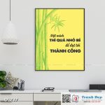 Tranh động lực trang trí phòng làm việc - Một mình thì quá nhỏ bé để đạt tới thành công - DL237