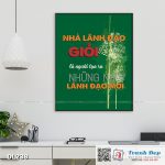 Tranh động lực trang trí phòng làm việc - Nhà lãnh đạo giỏi là người tạo ra những nhà lãnh đạo mới - DL238