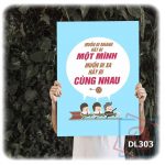 Tranh động lực trang trí phòng làm việc - Muốn đi nhanh hãy đi một mình, muốn đi xa hãy đi cùng nhau -v3 - DL303 - Ảnh 3