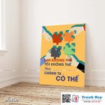 Tranh động lực trang trí phòng làm việc - Bạn không thể, tôi không thể, nhưng chúng ta có thể - DL350 - Ảnh 3