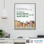 Tranh động lực trang trí phòng làm việc - Chúng ta đến rồi đi, nhưng đất đai thì luôn ở đây - DL357