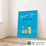 Tranh động lực trang trí phòng làm việc - Đừng quên rằng bạn đã từng là số 1 - DL367 - Ảnh 3