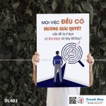 Tranh động lực trang trí phòng làm việc - Mọi việc đều có hướng giải quyết - DL401 - Ảnh 3