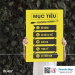 Tranh động lực trang trí phòng làm việc - Mục tiêu thông minh - DL437 - Ảnh 3