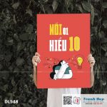 Tranh động lực trang trí phòng làm việc - Nói 01 hiểu 10 - DL548 - Ảnh 3