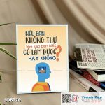 Tranh động lực để bàn làm việc - Nếu bạn không thử, làm sao bạn biết có làm được hay không? - SDB526