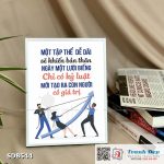 Tranh động lực để bàn làm việc - Một tập thể dễ dãi sẽ khiến bản thân ngày một lười biếng - SDB544
