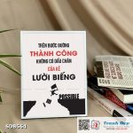 Tranh động lực để bàn làm việc - Trên bước đường thành công không có dấu chân của kẻ lười biếng - SDB564