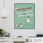 Tranh động lực trang trí phòng làm việc - Người tiến xa nhất là người sẵn sàng hành động và biết nắm bắt cơ hội - DL654