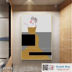 Tranh đơn canvas treo tường Decor Cô gái nghệ thuật - DC374
