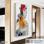 Tranh đơn canvas treo tường Decor Chân dung nghệ thuật - DC381
