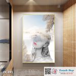 Tranh đơn canvas treo tường Decor Chân dung nghệ thuật - DC391