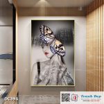Tranh đơn canvas treo tường Decor Chân dung nghệ thuật - DC394