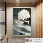 Tranh đơn canvas treo tường Decor Cô gái nghệ thuật - DC429
