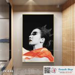 Tranh đơn canvas treo tường Decor Chân dung nghệ thuật - DC434