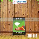 Tranh trang trí quán bia, quán nhậu BIA013-Say men rượu ngày mai sẽ tỉnh, say men tình mãi mãi vẫn còn say