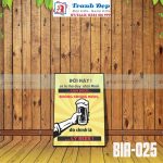 Tranh trang trí quán bia, quán nhậu BIA025-Đời này thứ duy nhất mình cầm được, buông không được đó chính là ly beer