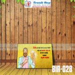 Tranh trang trí quán bia, quán nhậu BIA028-Bia là thứ tồn tại duy nhất, tất cả người yêu cũ có hay không không quan trọng