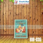 Tranh trang trí quán bia, quán nhậu BIA035-Rượu bia thuốc là là những thứ không tốt, bỏ được thì bỏ, không bỏ được ở đây có bán